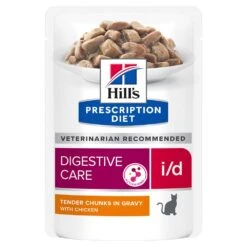 Hill's Hill’s Prescription Diet I/D – Kattenvoer Met Kip – Maaltijdzakjes 12x85g