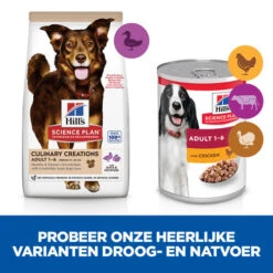 Hill's Science Plan Culinary Creations Eend En Aardappel Medium Hond 14kg -ROYAL Voer Winkel 052742054735 4 NL
