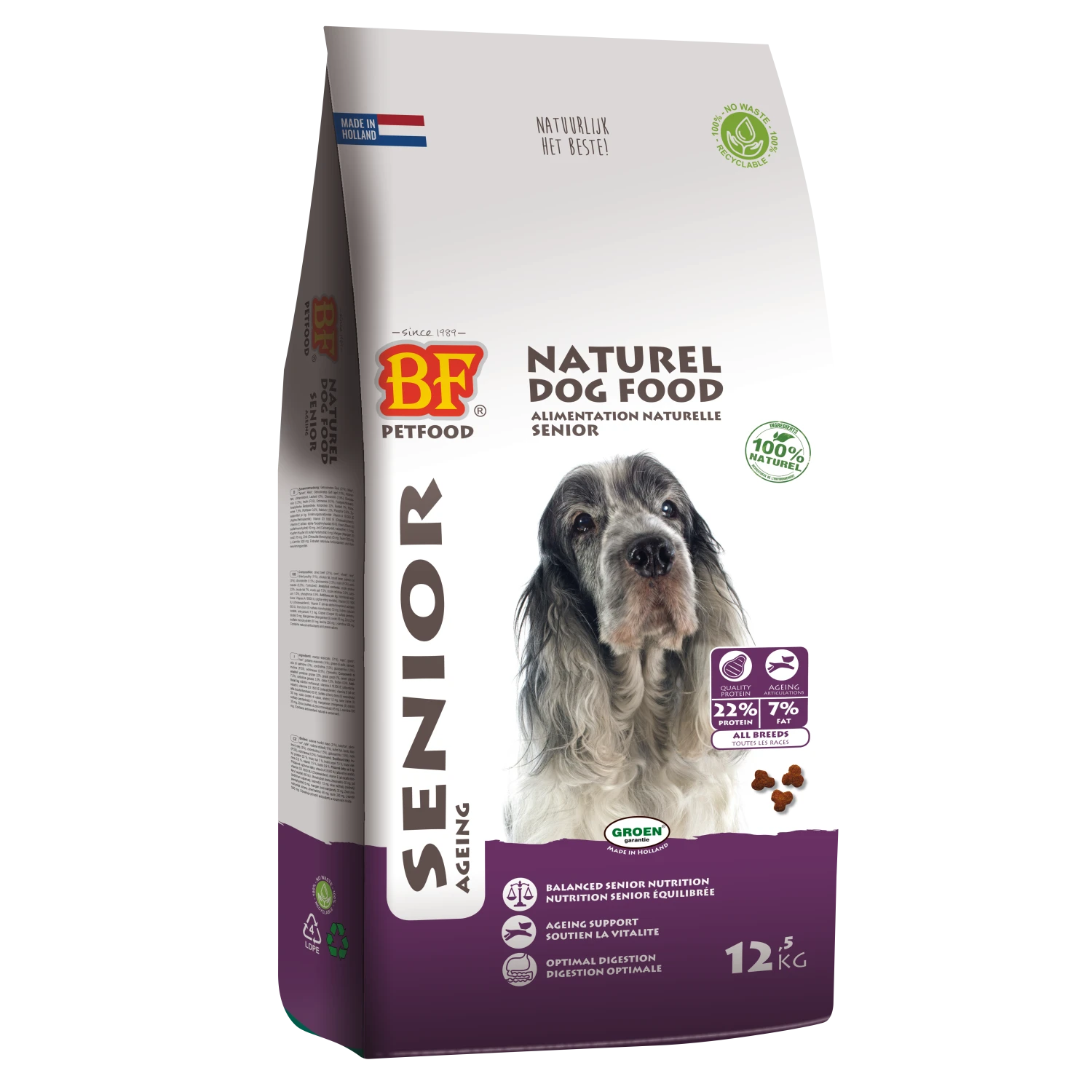 Biofood Bf Petfood Senior Hondenvoer 12,5kg 2 Biofood Bf Petfood Senior Hondenvoer 12,5kg