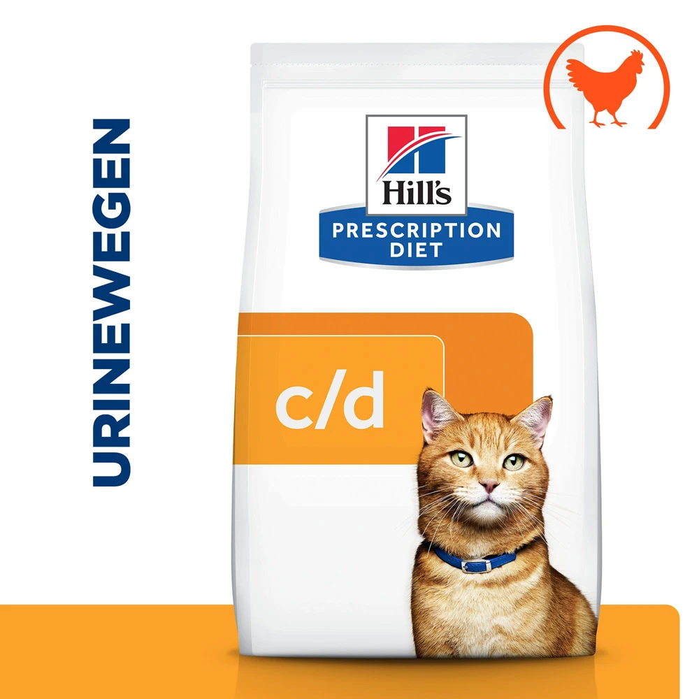 Hill's Prescription Diet C/d Multicare Urinary Care Kattenvoer Met Kip 3kg 4 Hill's Prescription Diet C/d Multicare Urinary Care Kattenvoer Met Kip 3kg - Afbeelding 2