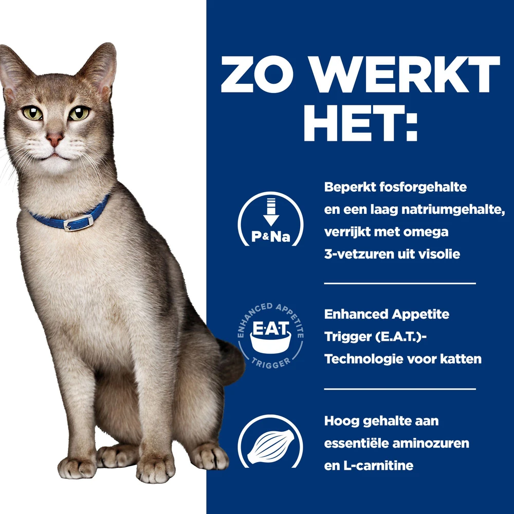 Hill's Prescription Diet K/d Kidney Care Kattenvoer Met Kip 3kg 5 Hill's Prescription Diet K/d Kidney Care Kattenvoer Met Kip 3kg - Afbeelding 3