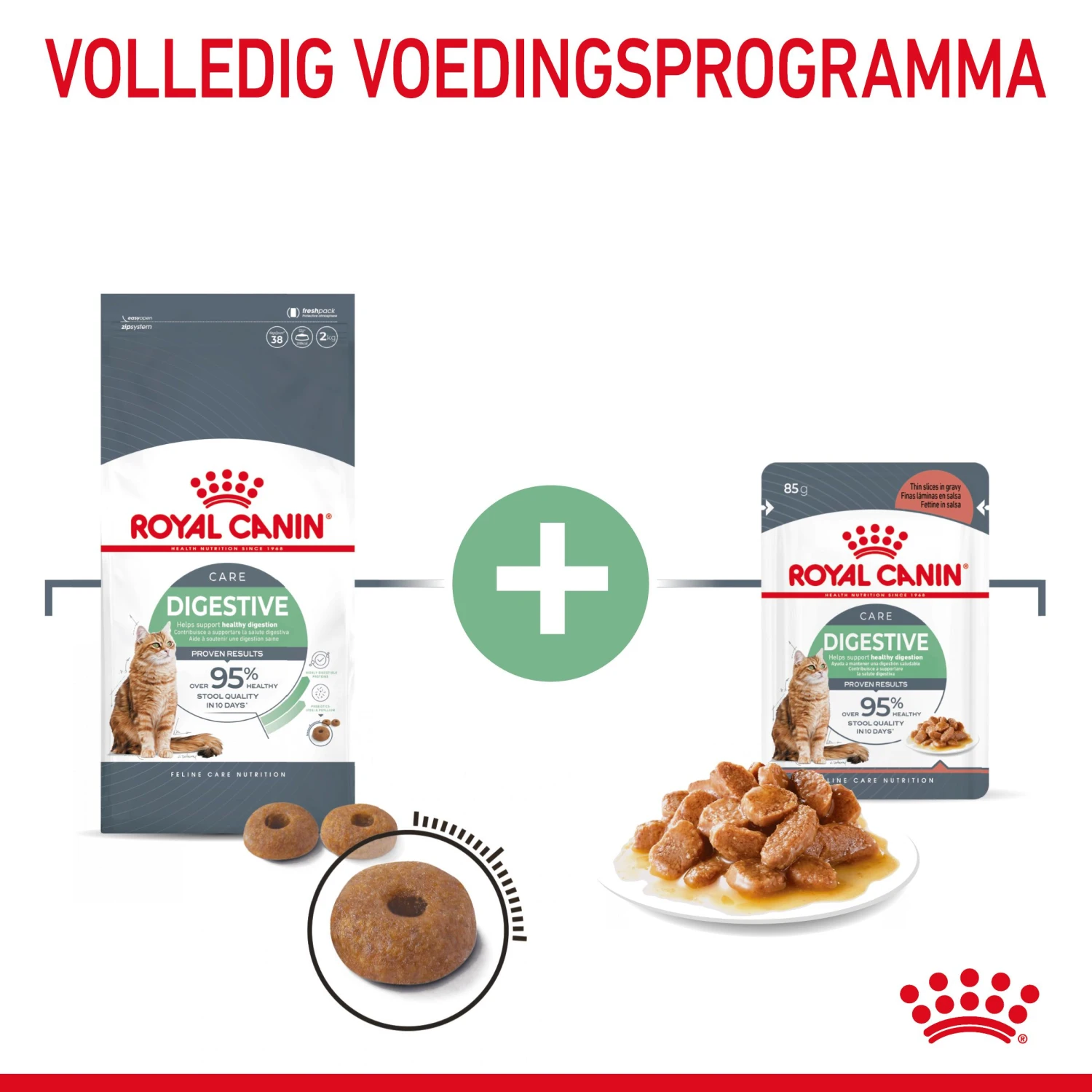 Royal Canin Digestive Care Kattenvoer 2kg 6 Royal Canin Digestive Care Kattenvoer 2kg - Afbeelding 4