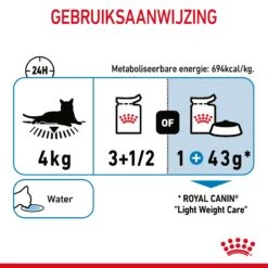 Royal Canin Light Weight Care Natvoer In Gravy Kattenvoer 12x85g 20 Royal Canin Light Weight Care Natvoer In Gravy Kattenvoer 12x85g -ROYAL Voer Winkel Royal Canin Light Weight Care Gravy Kat NL 09