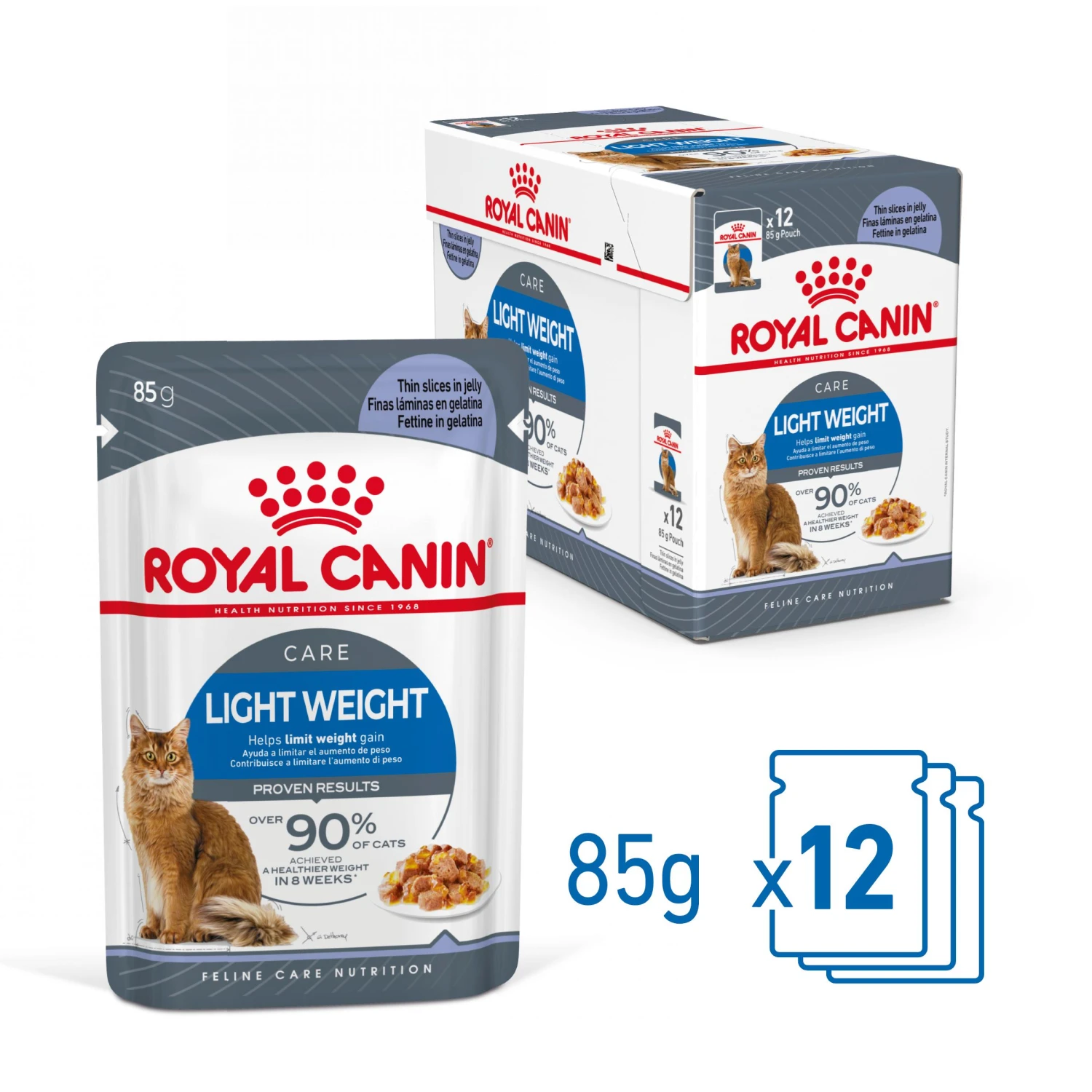 Royal Canin Light Weight Care Natvoer In Jelly Kattenvoer 12x85g 5 Royal Canin Light Weight Care Natvoer In Jelly Kattenvoer 12x85g - Afbeelding 3