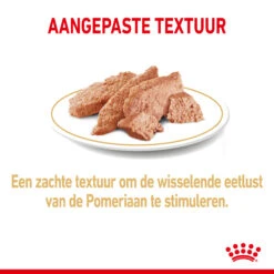 Royal Canin Pomeranian Adult Hondenvoer 12x85g 11 Royal Canin Pomeranian Adult Hondenvoer 12x85g -ROYAL Voer Winkel Royal Canin Pomeranian Natvoer NL 4