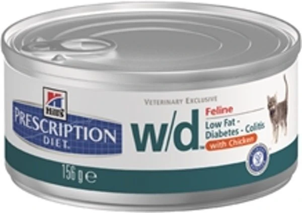 Hill's Prescripiton Diet W/D Feline Minced 24X156gr 3 Hill's Prescripiton Diet W/D Feline Minced 24X156gr