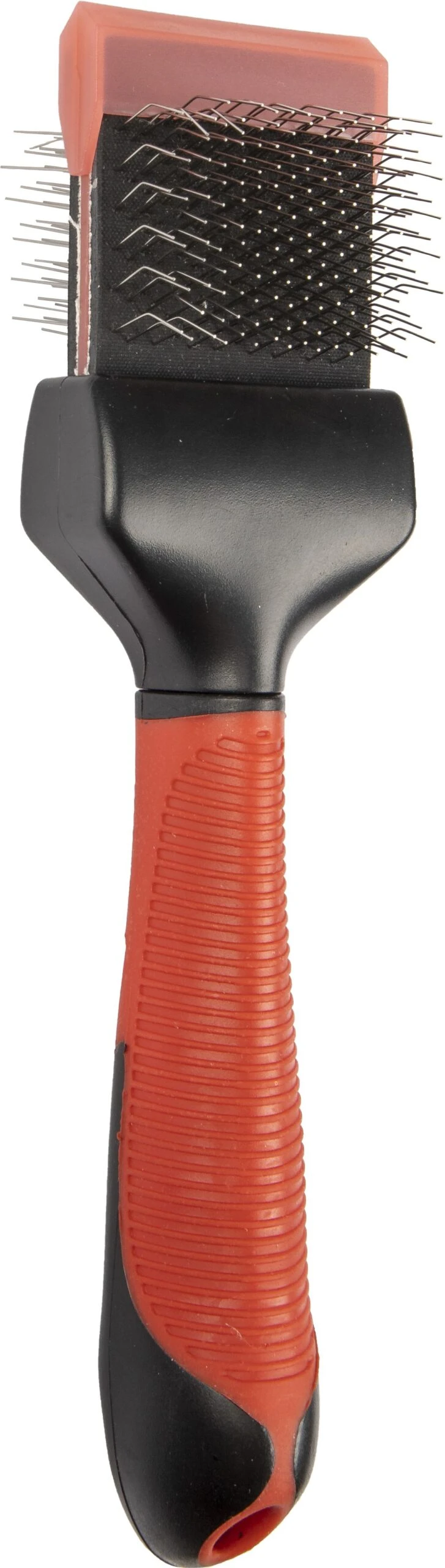 Flamingo Slickerborstel Zacht+handv 2in1 S 3 Flamingo Slickerborstel Zacht+handv 2in1 S