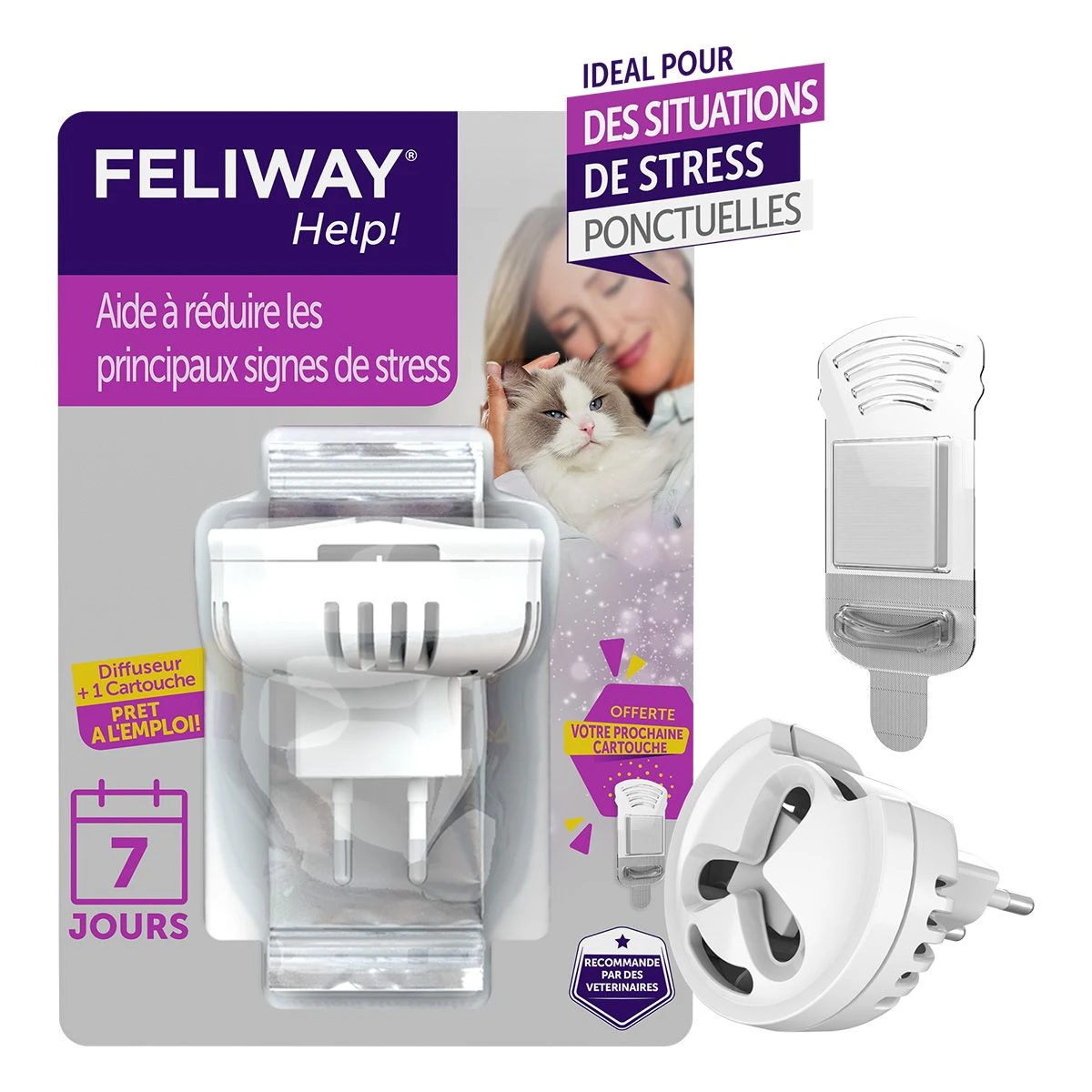 FELIWAY Help! Startset: Verdamper & Cartridge (7 Dagen) 3 FELIWAY Help! Startset: Verdamper & Cartridge (7 Dagen)